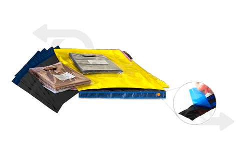 envelopes plásticos auto colante